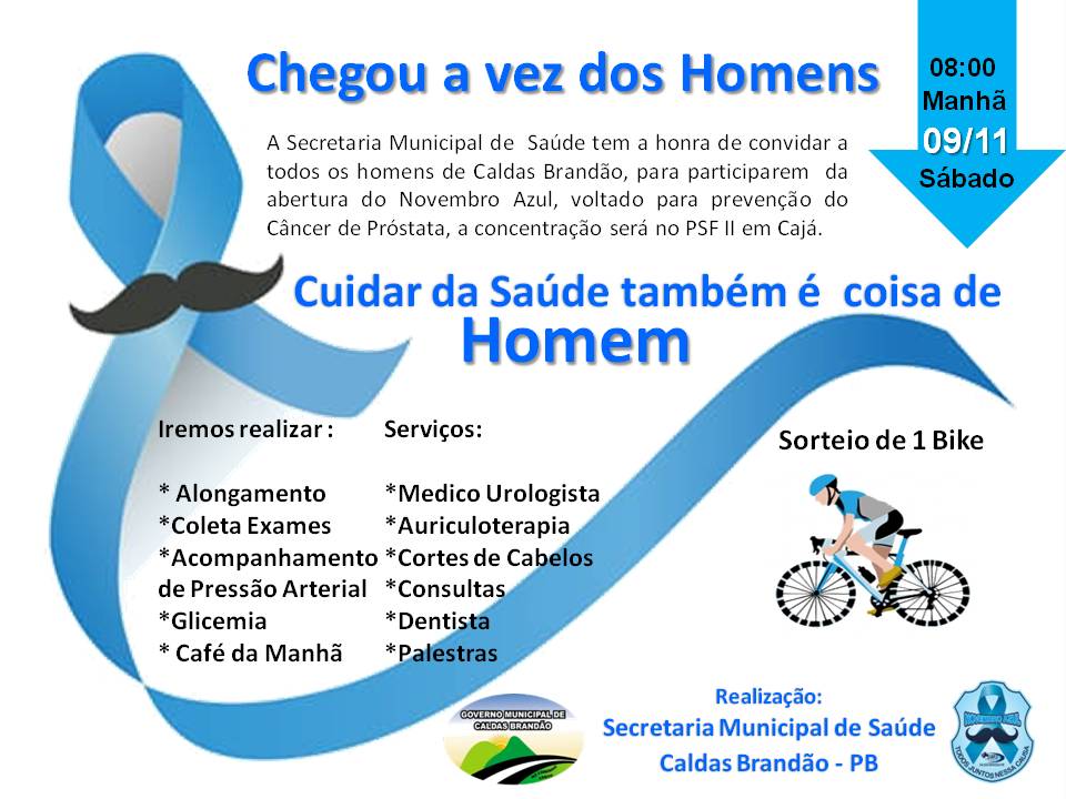 Chegou a vez dos Homens 
