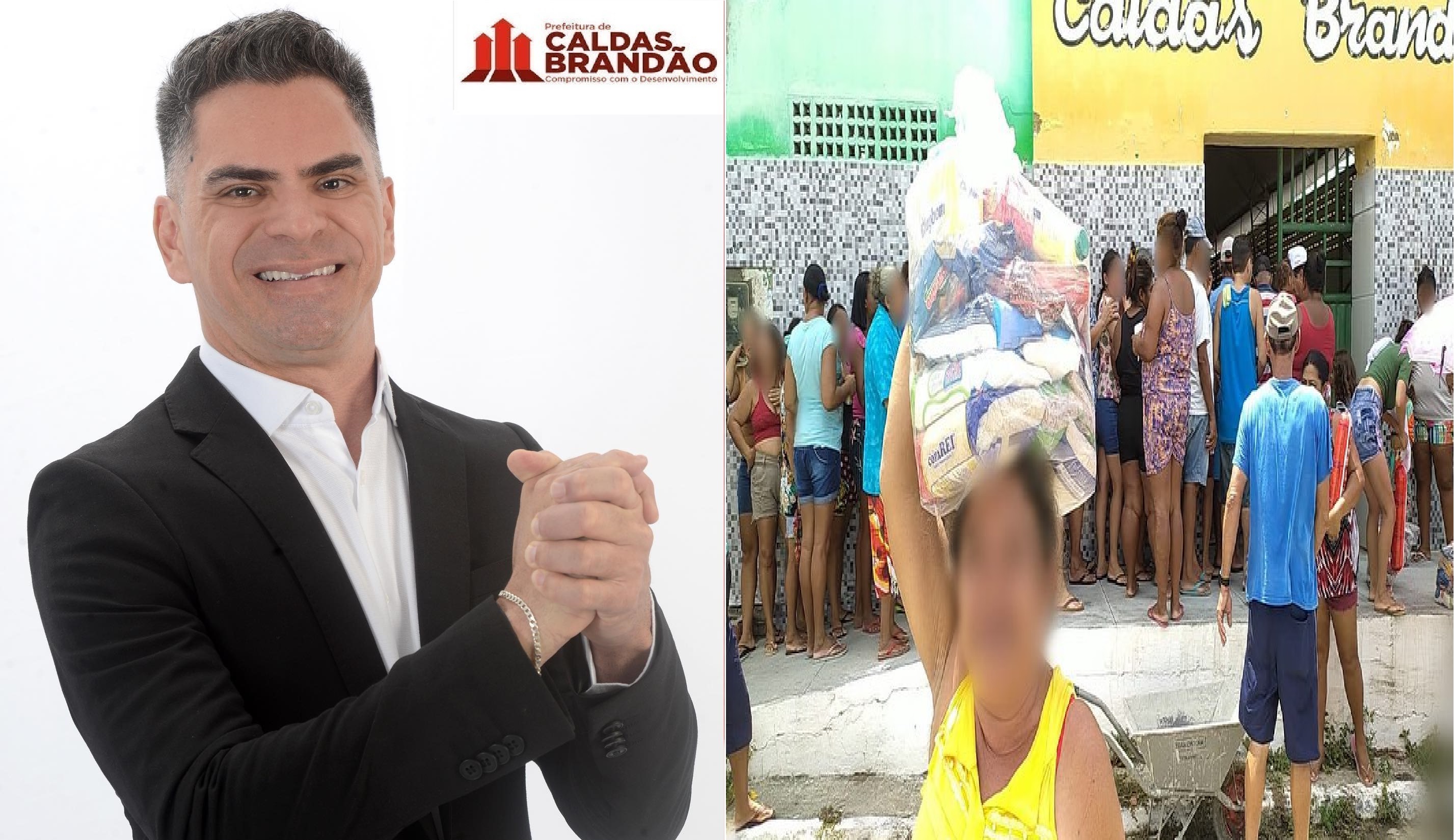 “PÁSCOA SOLIDÁRIA” Prefeitura de Caldas Brandão-PB, entrega cestas básicas para as famílias cadastradas no programa Bolsa Família, confira!