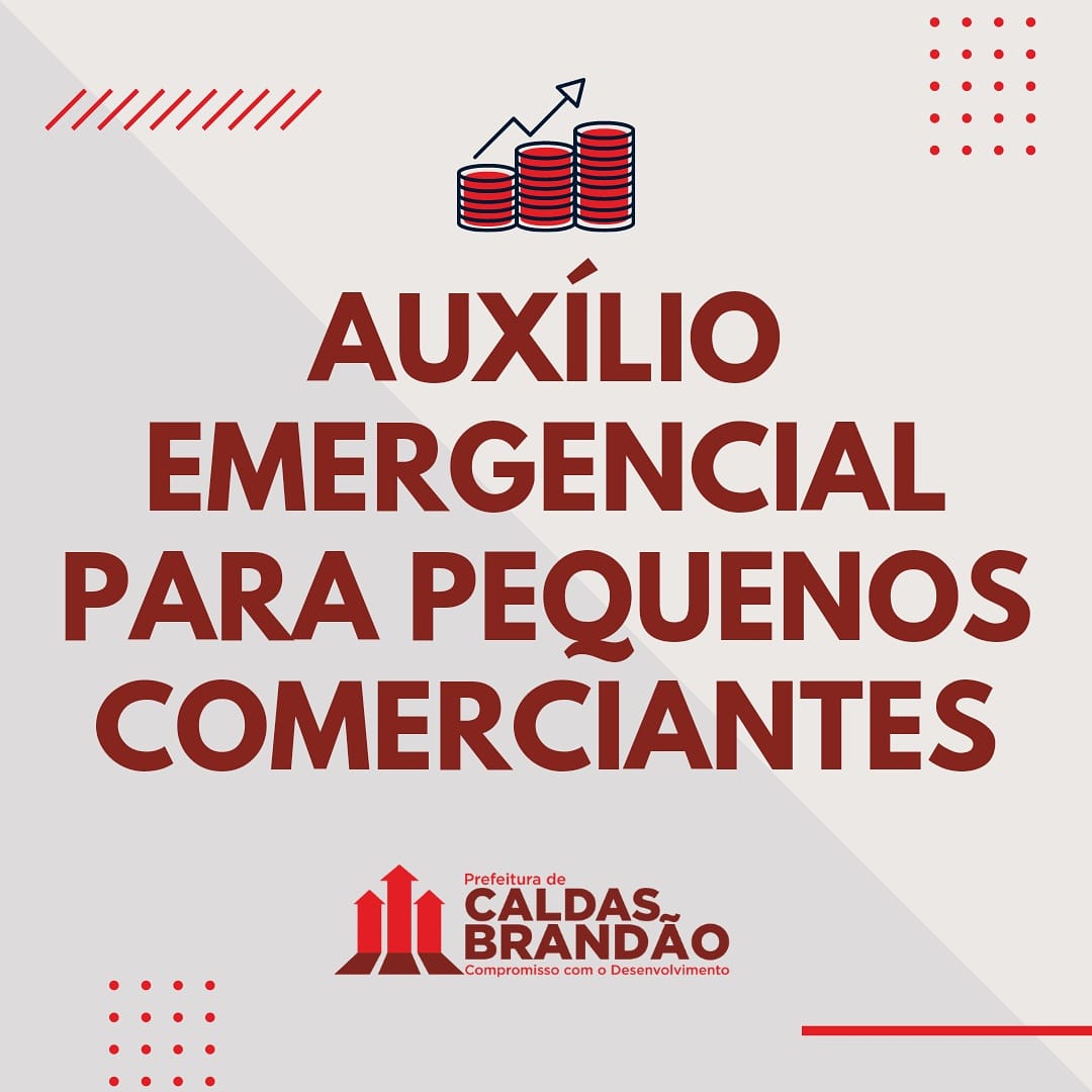 Prefeitura de Caldas Brandão/PB, vai pagar auxílio emergencial de $500 reais, dividido em duas parcelas de $250,00 para os pequenos comerciantes do município.