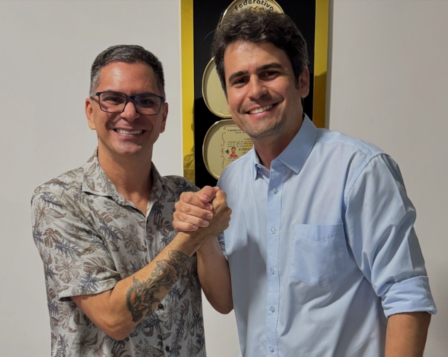 Prefeito Fábio Rolim recebe representantes do IFPB para fortalecer parcerias para revolucionar a educação em Caldas Brandão