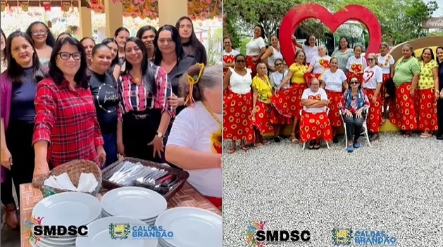 GRUPO DA MELHOR IDADE DE CALDAS BRANDÃO SE DESTACA EM FESTIVIDADES JUNINAS NA REGIÃO