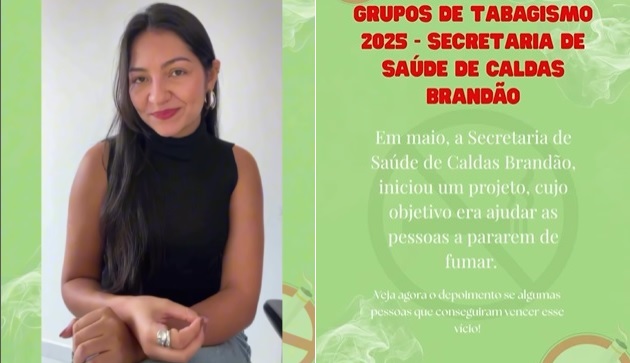 AÇÃO DE CONSCIENTIZAÇÃO SOBRE OS RISCOS DO TABAGISMO É REALIZADA PELA PREFEITURA DE CALDAS BRANDÃO