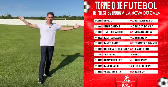 CALDAS BRANDÃO PROMOVE MAIS UMA EDIÇÃO DO TRADICIONAL TORNEIO DE 7 DE SETEMBRO