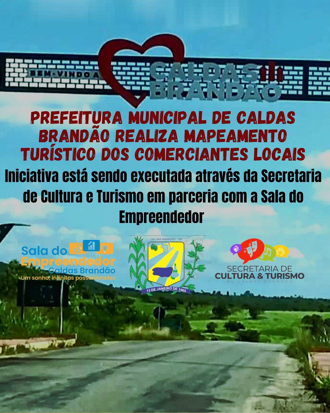 CALDAS BRANDÃO REALIZA MAPEAMENTO TURÍSTICO PARA FORTALECER CULTURA E ECONOMIA