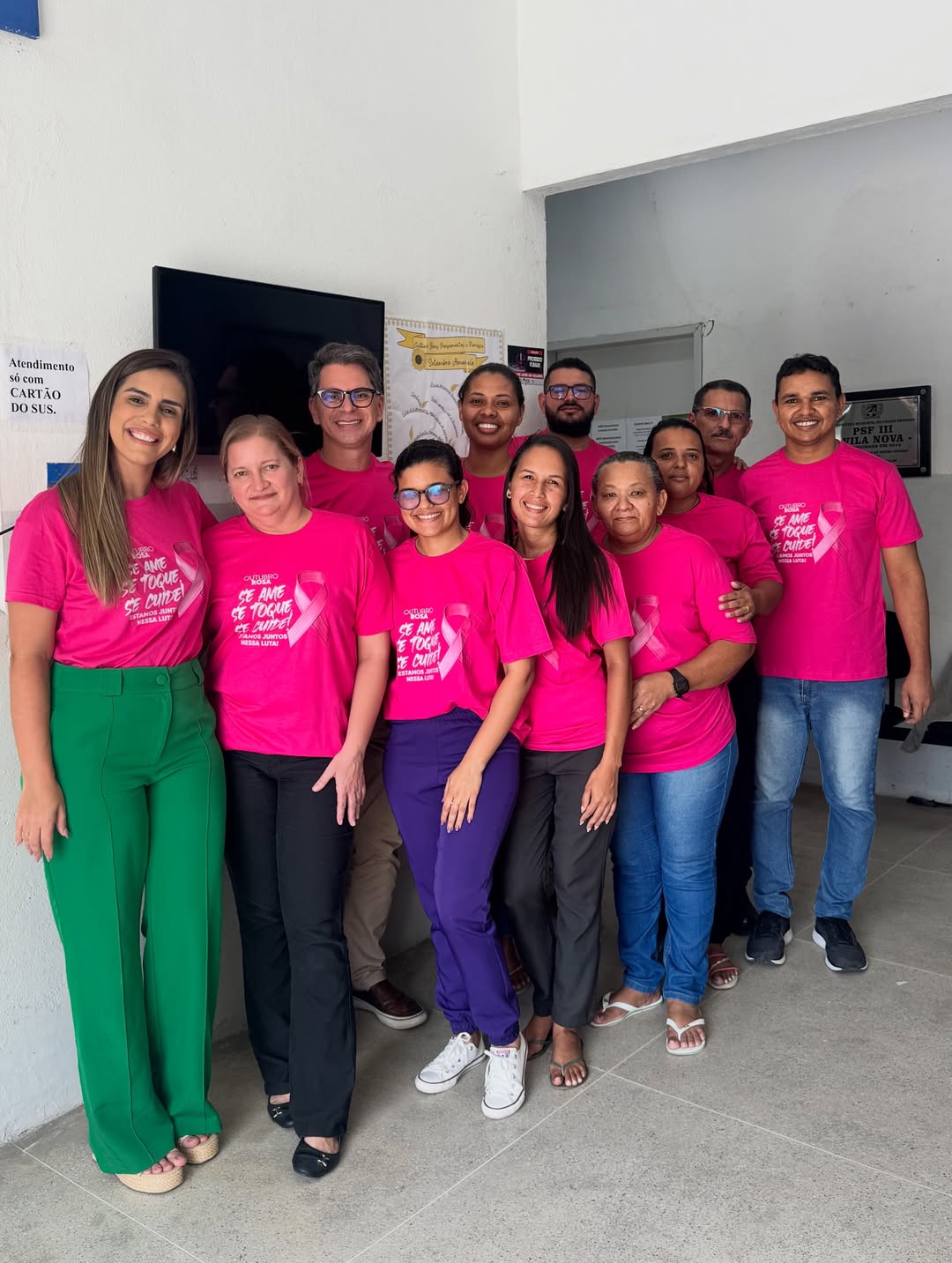 CALDAS BRANDÃO DÁ INÍCIO À CAMPANHA DO OUTUBRO ROSA COM AÇÕES DE CONSCIENTIZAÇÃO E CUIDADO ÀS MULHERES