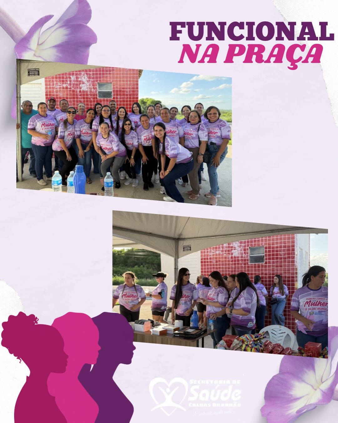 PREFEITURA DE CALDAS BRANDÃO PROMOVE AULÃO DE FUNCIONAL EM HOMENAGEM AO DIA INTERNACIONAL DA MULHER