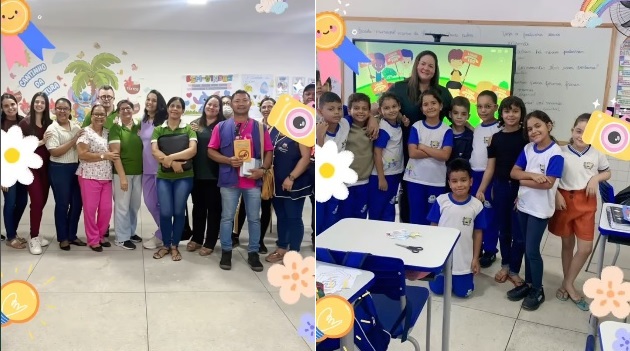 PREFEITURA DE CALDAS BRANDÃO FORTALECE AÇÕES DO PROGRAMA SAÚDE NA ESCOLA NA ESCOLA MARIA DA PENHA