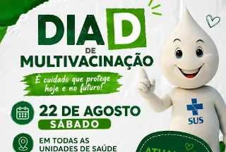 PREFEITURA DE CALDAS BRANDÃO REALIZA DIA D DE MULTIVACINAÇÃO NESTE SÁBADO (22)